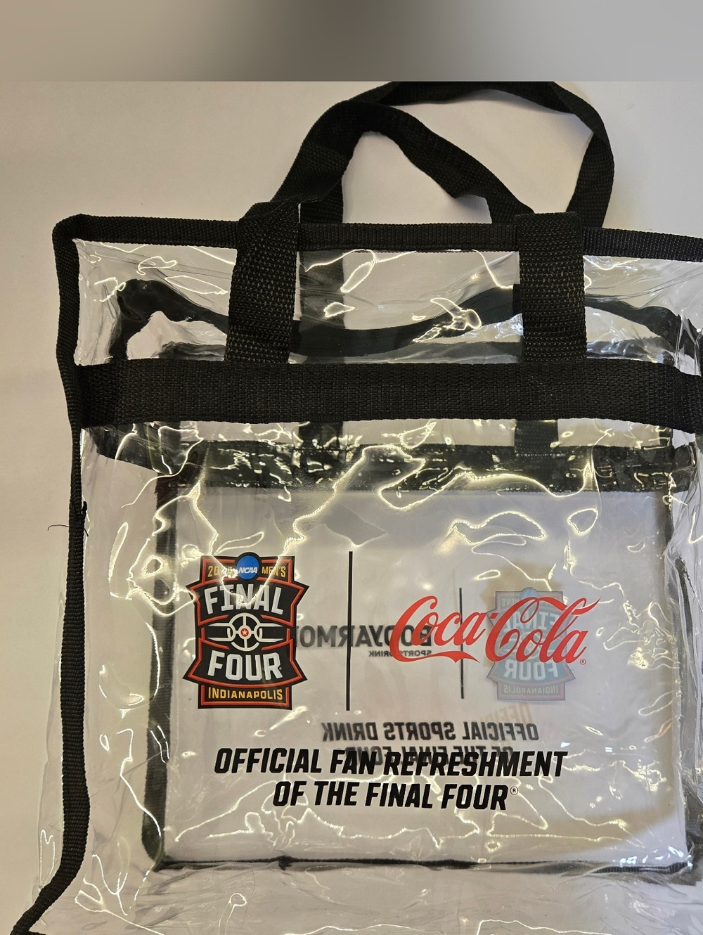 Official 2026 NCAA Final Four x Coca-Cola Clear Stadium Tote – Indianapolis